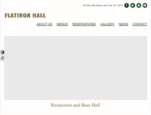 Tablet Screenshot of flatironhall.com